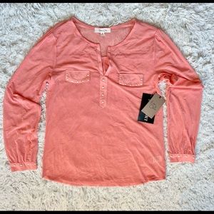 Brand New with tags Sheer Coral women’s blouse - Size Medium